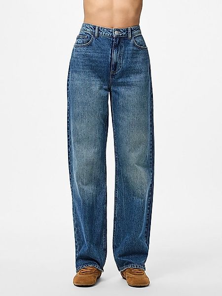 pieces High-waist-Jeans PCKATE HW STRAIGHT JEANS MB NOOS BC günstig online kaufen