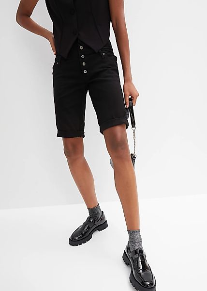 bonprix Bermudas Bermuda aus elastischem Baumwoll-Mix günstig online kaufen