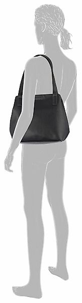 TOM TAILOR Shopper "Miri zip" aus griffigem Lederimitat mit praktischen fla günstig online kaufen