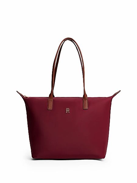 Tommy Hilfiger Tragetasche "POPETTE TOTE", Damen Schultertasche mit kontras günstig online kaufen