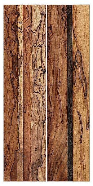 Bilderdepot24 Schiebegardine modern Flächenvorhang blickdicht Holzwand günstig online kaufen