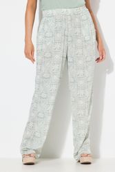 Ulla Popken Schlupfhose Hose Rose bedruckt günstig online kaufen