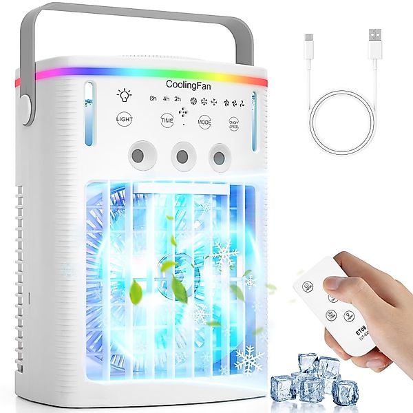 RWEUOQ Ventilatorkombigerät Luftkühler Ventilator 4-in-1 Klimaanlage günstig online kaufen