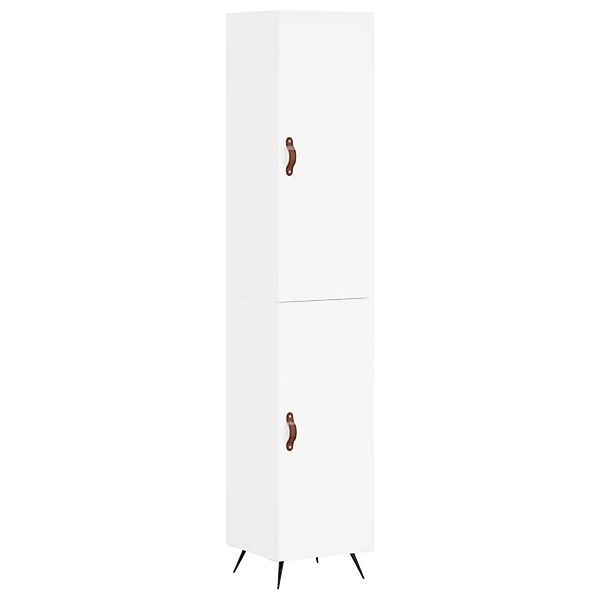 vidaXL Highboard Weiß 34,5x34x180 cm Holzwerkstoff 3198761 günstig online kaufen