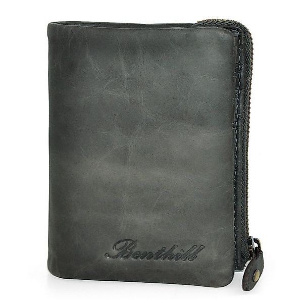Benthill Geldbörse Klein Echt Leder Geldbeutel RFID Schutz 6 Kartenfächer S günstig online kaufen