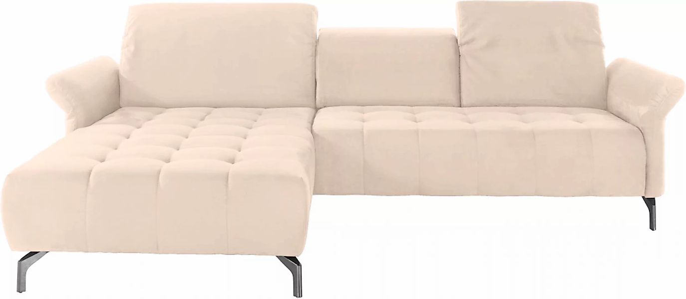 INOSIGN Ecksofa »Fresh L-Form«, Federkern, wahlweise Kopfteilverstellung un günstig online kaufen