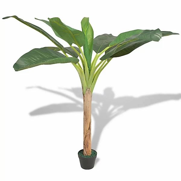 Künstlicher Bananenbaum Mit Topf 150 Cm Grün günstig online kaufen