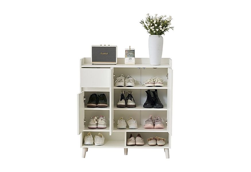 MODFU Sideboard mit Massivholzbeinen (Wohnzimmerschrank,Kommode,Anrichte, 1 günstig online kaufen