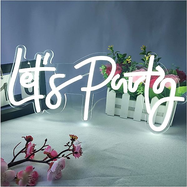 Sunicol LED Dekolicht Let's Party Neonschild, günstig online kaufen