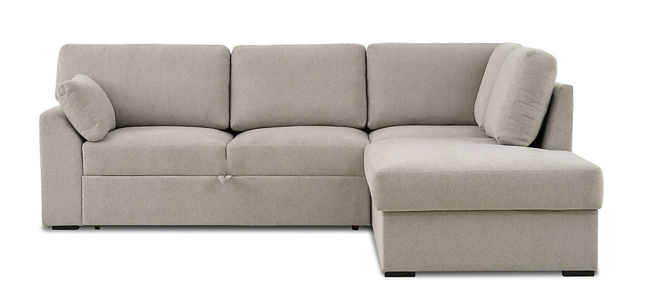 Home affaire Ecksofa Citry, Breite 242 cm, Chenille, Bettfunktion, Bettkast günstig online kaufen