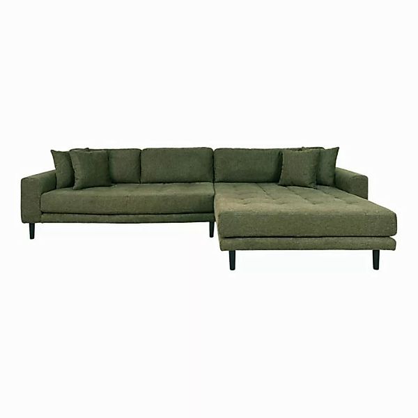 House Nordic Ecksofa in Olivgrün, Stoff - 290x76x92cm (BxHxT) günstig online kaufen