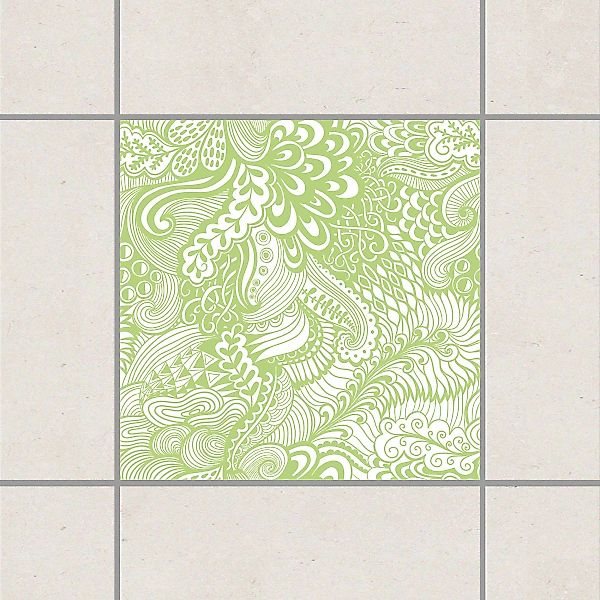 Fliesenaufkleber Muster & Textur Poseidons Garten Spring Green Grün günstig online kaufen