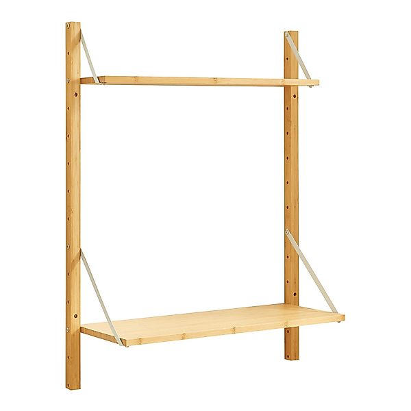 en.casa Wandregal, »Tingvoll« 2 Ablagen 85x65x25 günstig online kaufen