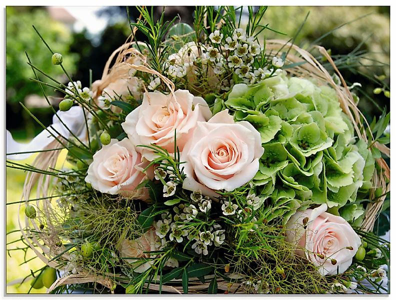 Artland Glasbild "Blumenstrauss" 1 Stk. tlg. in verschiedenen Größen günstig online kaufen