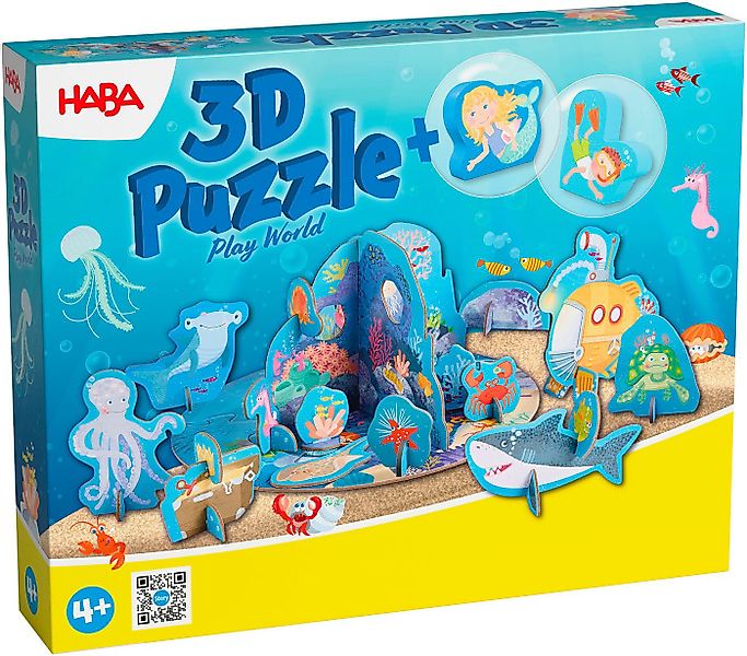 Haba Puzzle 3D Spielwelt Unterwasser, Puzzleteile günstig online kaufen