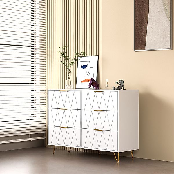 Furnishings Home Sideboard Schrank Kredenz Rattan günstig online kaufen