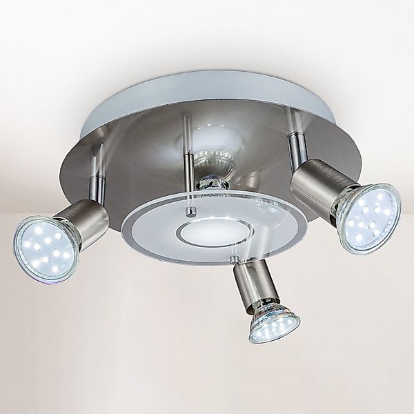 B.K.Licht LED Deckenstrahler, Leuchtmittel wechselbar, Warmweiß, günstig online kaufen