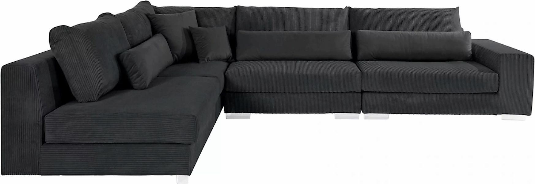 Home affaire Ecksofa »Vasco L-Form«, inkl. 10-teiligen Kissen-Set günstig online kaufen