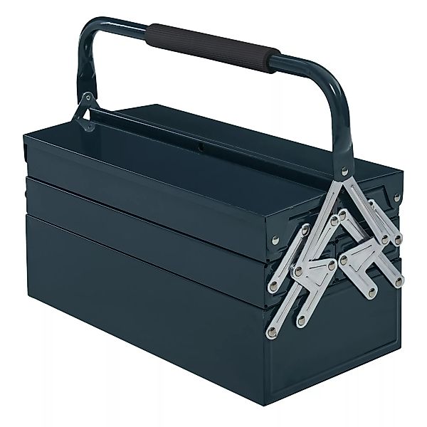 DURHAND Werkzeugkasten  Werkzeugkoffer, 5 Fächer, aufklappbar, Stahl (SPCC) günstig online kaufen