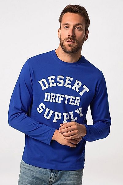 JP1880 T-Shirt Langarmshirt Stickerei Rundhals bis 8 XL günstig online kaufen