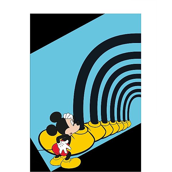 Komar Bild "Mickey Mouse Foot Tunnel" Disney 1 Stk. tlg. Wandbild zur Dekor günstig online kaufen