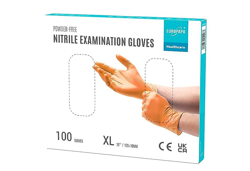 EUROPAPA Nitril-Handschuhe Medical Einmalhandschuhe Untersuchungshandschuhe günstig online kaufen