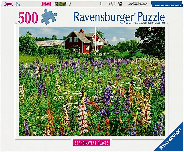 Ravensburger Puzzle Scandinavian Places, Bauernhof in Schweden, 500 Puzzlet günstig online kaufen