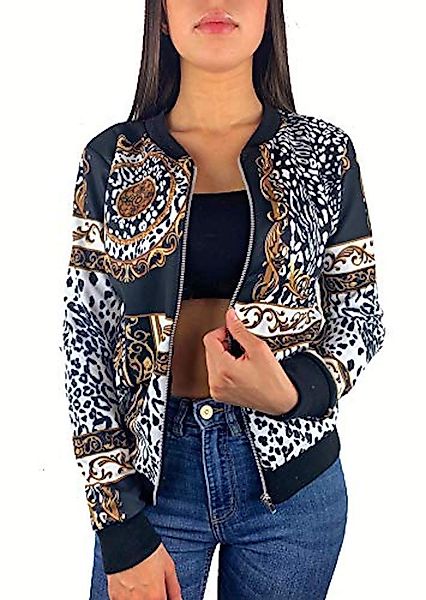 Worldclassca Blouson Worldclassca Damen Bomberjacke Blumenprint günstig online kaufen