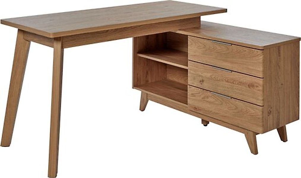 Jahnke Eckschreibtisch »LIBRE D 240 E«, (1 St.), wechselseitig montierbar, günstig online kaufen