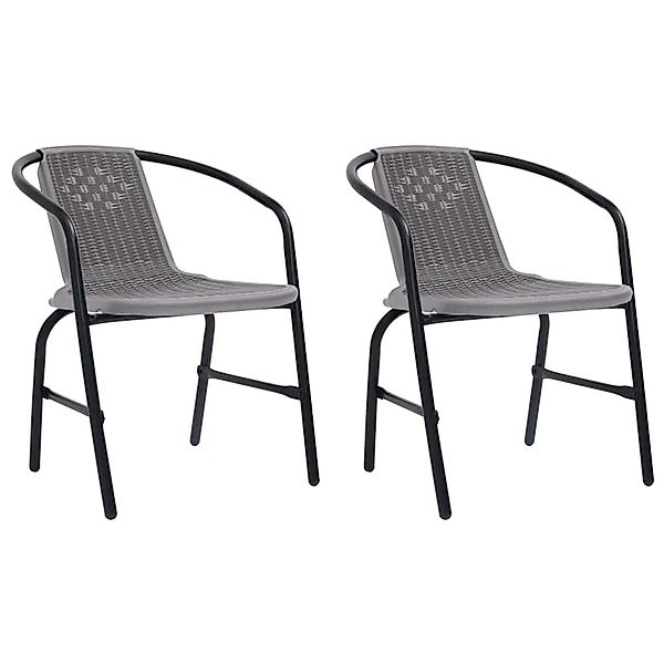 vidaXL 7-Tlg Garten-Essgruppe mit Kissen Beige Poly Rattan 3212494 günstig online kaufen