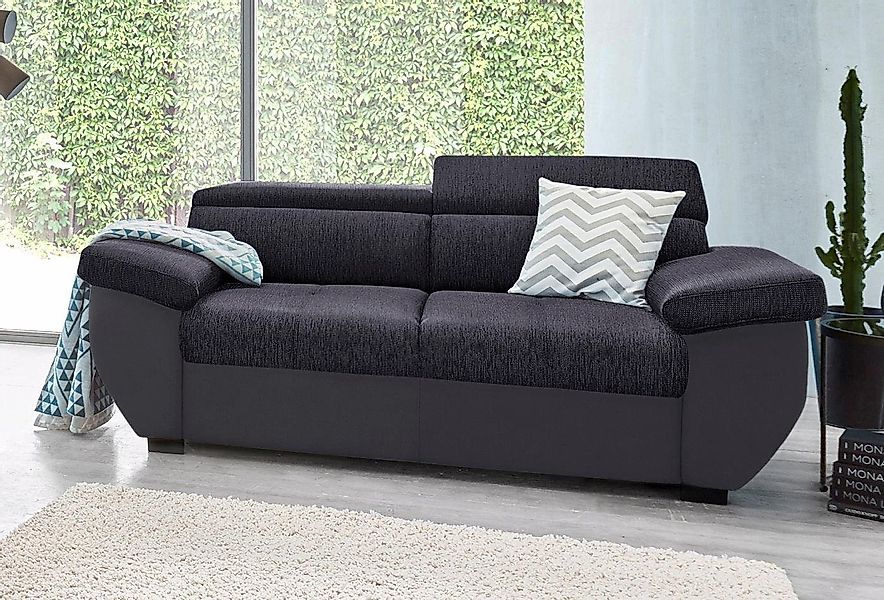 COTTA 2-Sitzer Speedway, Big-Sofa mit Kopfteilverstellung günstig online kaufen