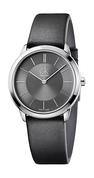 Calvin Klein minimal grau medium K3M221C4 Armbanduhr günstig online kaufen