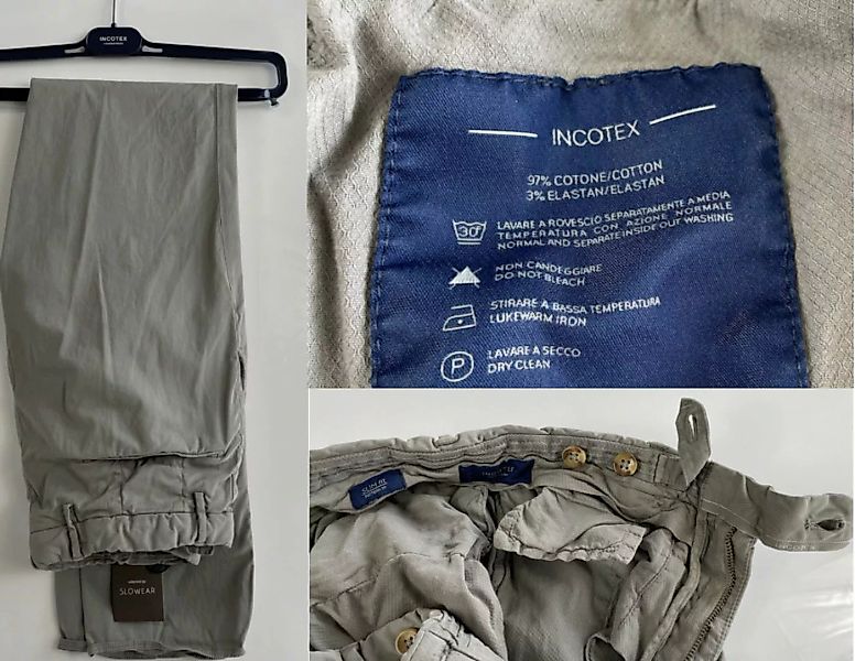 Incotex Loungehose INCOTEX Italy High Comfort Stretch Cotton Slim Fit Trous günstig online kaufen
