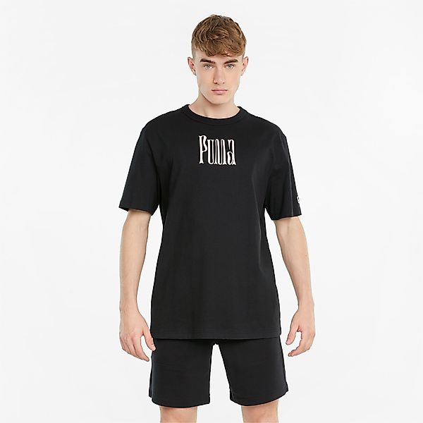 PUMA Downtown T-Shirt mit Grafik | Mit Aucun | Schwarz | Größe: XS günstig online kaufen