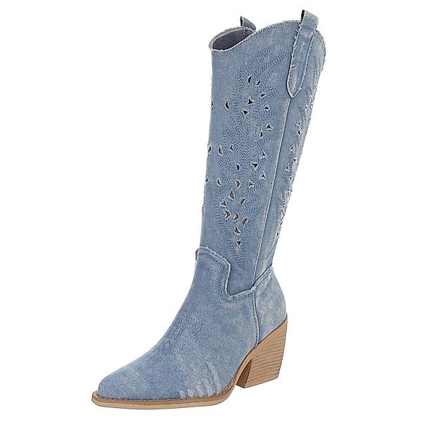 Ital-Design Damen Cowboyboots Western Sommerboots (88843818) günstig online kaufen