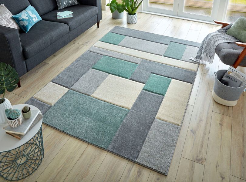 FLAIR RUGS Teppich "Cosmos mit Hoch-Tief-Effekt" rechteckig 12 mm Höhe Patc günstig online kaufen