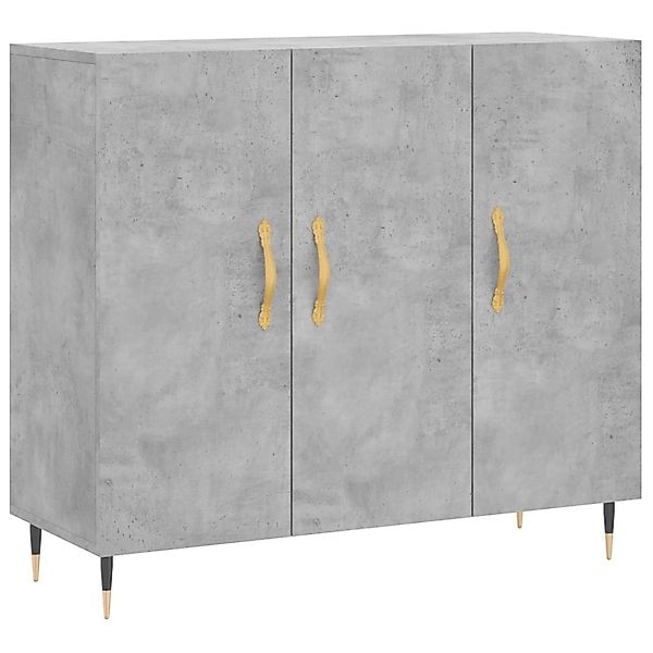vidaXL Sideboard Betongrau 90x34x80 cm Holzwerkstoff 828088 günstig online kaufen