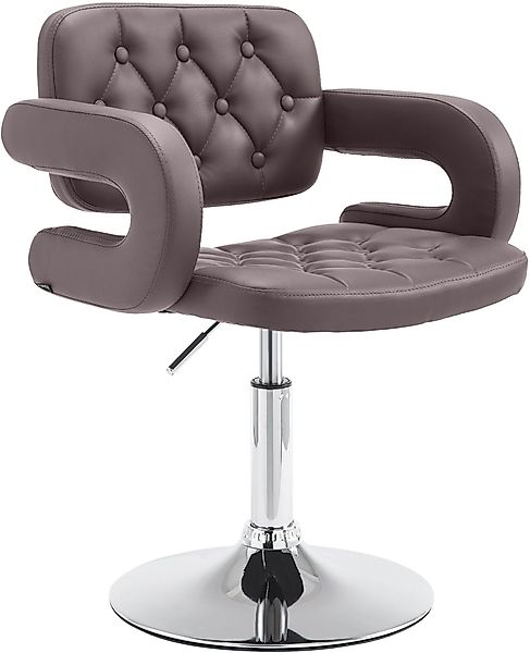 CLP Loungesessel Dublin, Kunstleder-Bezug, drehbar, höhenverstellbar günstig online kaufen