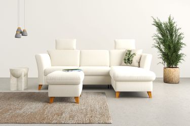 Home affaire Ecksofa "Trelleborg L-Form" Federkern-Polsterung, wahlweise mi günstig online kaufen