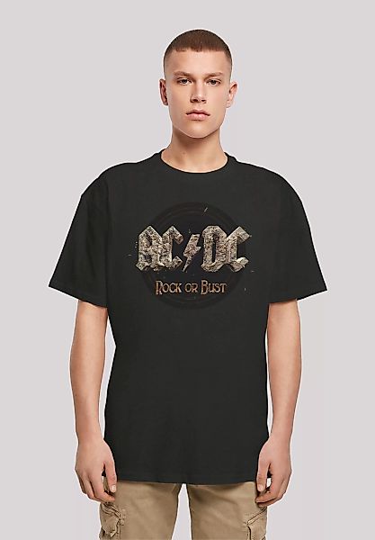 F4NT4STIC T-Shirt "ACDC Rock Band Shirt Rock or Bust", Print günstig online kaufen