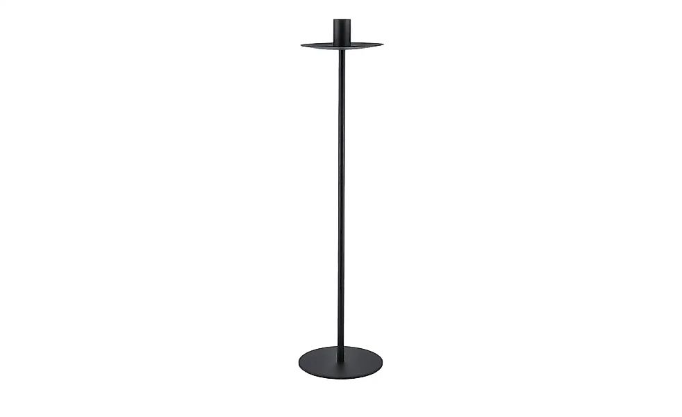 Kerzenhalter  Basico ¦ schwarz ¦ Metall ¦ Maße (cm): H: 50  Ø: 12.5 Accesso günstig online kaufen