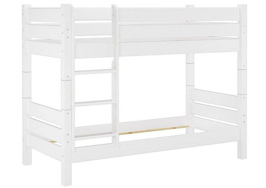 ERST-HOLZ Etagenbett Stockbett Weiß Holz 80 x 200 Kinderbett günstig online kaufen