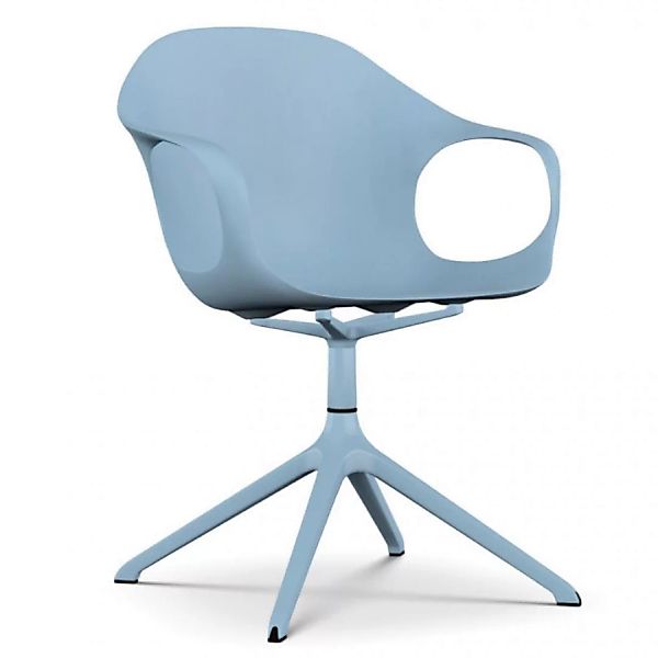 Kristalia ELEPHANT Drehstuhl Sitzschale blau günstig online kaufen