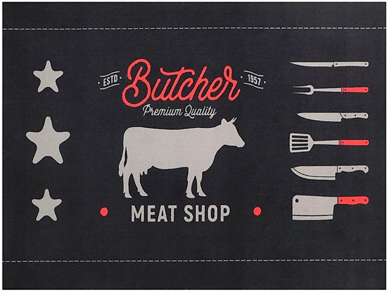 Primaflor-Ideen in Textil Fußmatte »BBQ Grillunterlage BEEF, Made in Belgiu günstig online kaufen