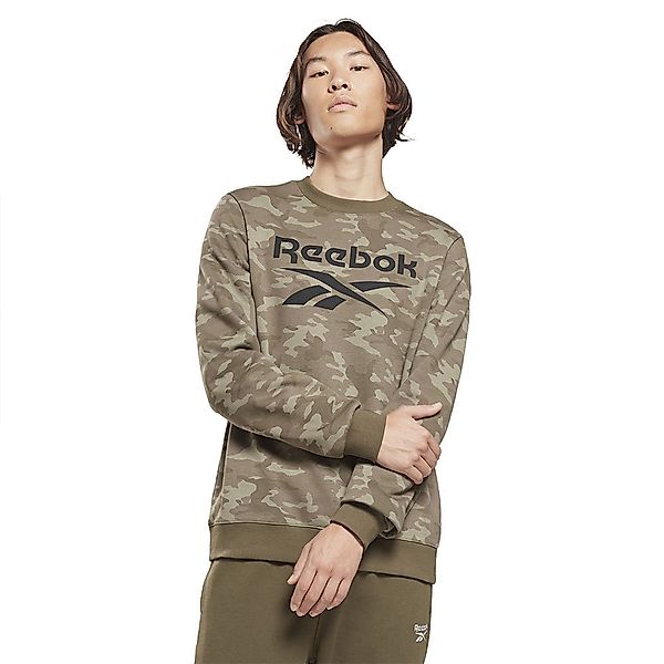 Reebok Camo Crew Pullover S Army Green günstig online kaufen