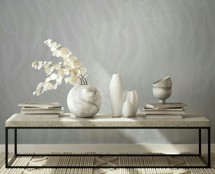 Marburg Vliestapete »Tapete Wavy Stripes« geometrisch geprägt moderne Vlies günstig online kaufen