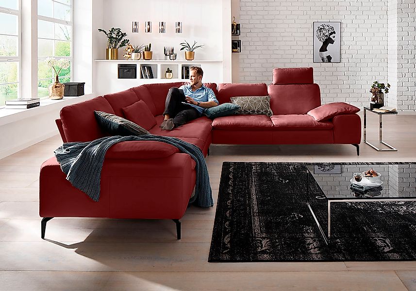W.SCHILLIG Ecksofa »valentinoo, Designsofa, elegant und bequem, L-Form« mit günstig online kaufen