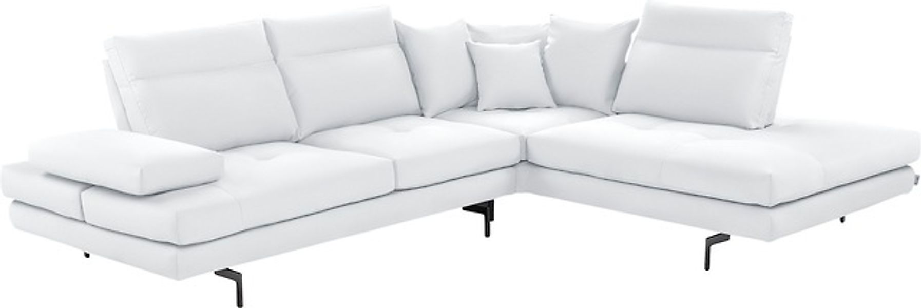 CALIA ITALIA Ecksofa »Toby Wing, Komfortsofa mit Sitzkomfort der Extraklass günstig online kaufen