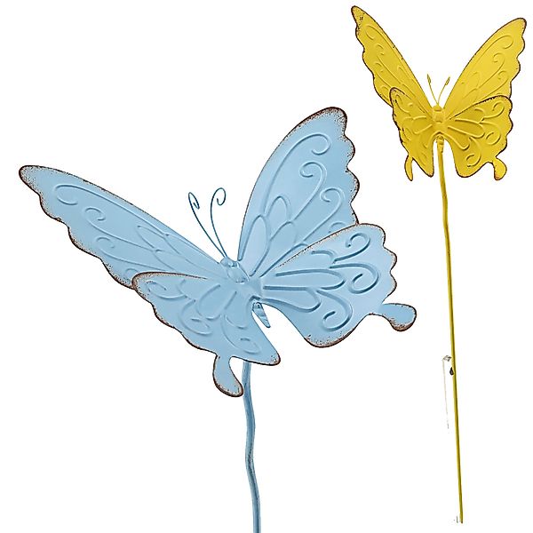 CEPEWA Gartenstecker Gartenstecker 3D Schmetterling 12er günstig online kaufen