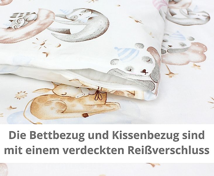 TupTam Babybettwäsche Baby Wiegenset 4-teilig Bettwäsche-Set: günstig online kaufen